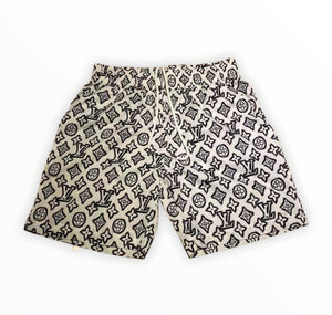 White/Black Louie Yacht Shorts