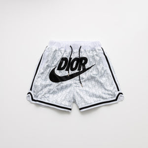 Dio White Basketball Shorts